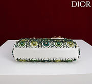 DIOR | Lady D-Joy Small Embroidered with Tassels Green - 5