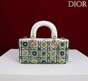 DIOR | Lady D-Joy Small Embroidered with Tassels Green - 4