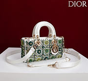 DIOR | Lady D-Joy Small Embroidered with Tassels Green - 3