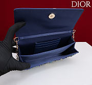 DIOR | Miss Embroidered Blue with Blue Rhinestones - 3