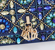 DIOR | Miss Embroidered Blue with Blue Rhinestones - 6