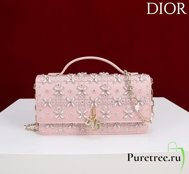 DIOR | Miss Embroidered Pink with Pink Bow - 1