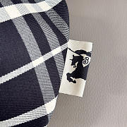 BURBERRY | Small Check Twill Shoulder Bag In Black - 6