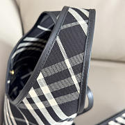 BURBERRY | Small Check Twill Shoulder Bag In Black - 5