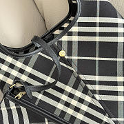 BURBERRY | Small Check Twill Shoulder Bag In Black - 2