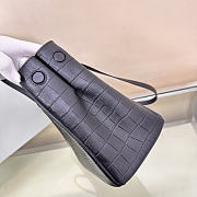 BURBERRY | Medium Rocking Horse Tote Bag in Croc-embossed Leather  - 2