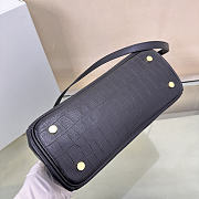 BURBERRY | Medium Rocking Horse Tote Bag in Croc-embossed Leather  - 4