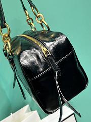 PRADA | Soft calfskin large slouchy shoulder bag black - 4