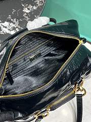 PRADA | Soft calfskin large slouchy shoulder bag black - 3