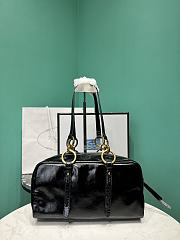 PRADA | Soft calfskin large slouchy shoulder bag black - 2