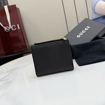 GUCCI | Small Perforated GG Wallet In Black