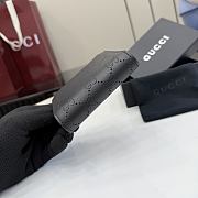 GUCCI | Small Perforated GG Wallet In Black - 6