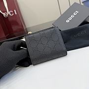 GUCCI | Small Perforated GG Wallet In Black - 2