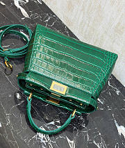 FENDI | Peekaboo Mini Precious skin in green - 3