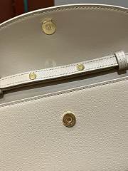 LORO PIANA | Extra Pochette Calfskin In Light Mastic - 5