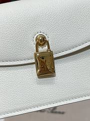 LORO PIANA | Extra Pochette Calfskin In Whisper White - 5