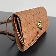BOTTEGA VENETA | Andiamo Tannin Woven Leather Crossbody Pouch - 5