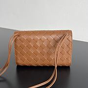 BOTTEGA VENETA | Andiamo Tannin Woven Leather Crossbody Pouch - 4