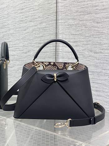 DIOR | Cigale Bag Calfskin In Black Color