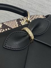 DIOR | Cigale Bag Calfskin In Black Color - 6