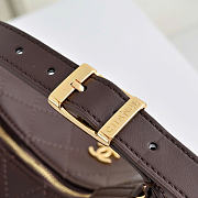 CHANEL | Clutch bag with chain Lambskin & gold-effect metal brown - 6