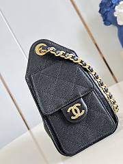 CHANEL | Mini 25 Hobo Bag Caviar In Black - 5