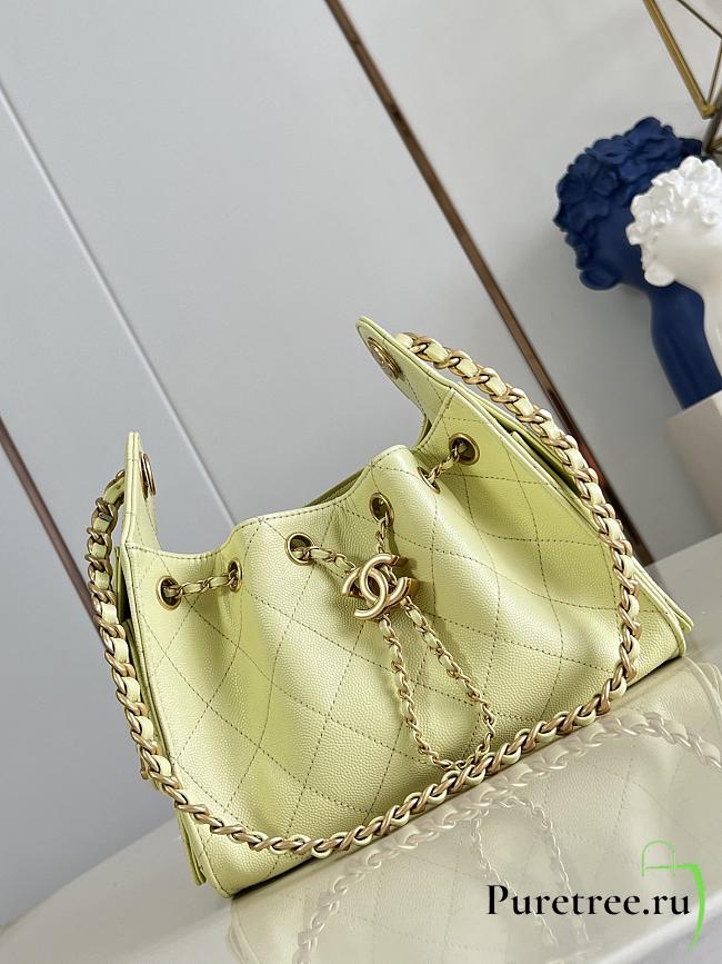 CHANEL | Mini 25 Hobo Bag Caviar In Pastel Yellow - 1