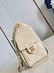 CHANEL | Mini 25 Hobo Bag Caviar In Pastel Beige - 6