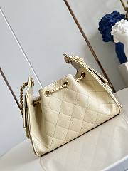 CHANEL | Mini 25 Hobo Bag Caviar In Pastel Beige - 4