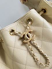 CHANEL | Mini 25 Hobo Bag Caviar In Pastel Beige - 3