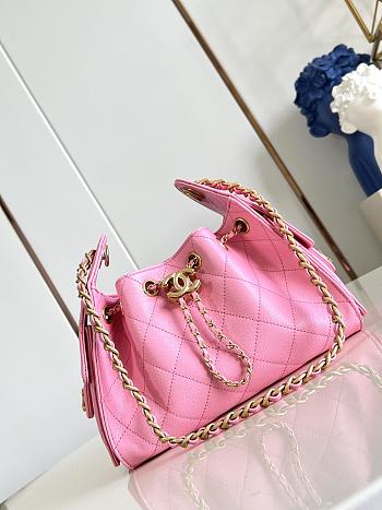 CHANEL | Mini 25 Hobo Bag Caviar In Pastel Pink