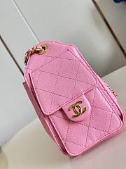 CHANEL | Mini 25 Hobo Bag Caviar In Pastel Pink - 6