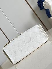 CHANEL | Mini 25 Hobo Bag Caviar In Pastel White - 6
