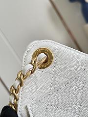 CHANEL | Mini 25 Hobo Bag Caviar In Pastel White - 5