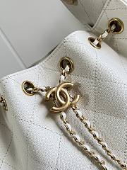 CHANEL | Mini 25 Hobo Bag Caviar In Pastel White - 4