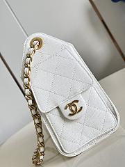 CHANEL | Mini 25 Hobo Bag Caviar In Pastel White - 2