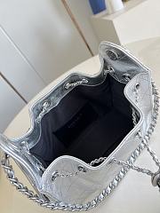 CHANEL | Mini 25 Hobo Bag Caviar In Pastel Silver - 6