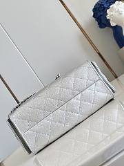 CHANEL | Mini 25 Hobo Bag Caviar In Pastel Silver - 5