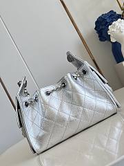 CHANEL | Mini 25 Hobo Bag Caviar In Pastel Silver - 4