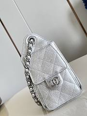 CHANEL | Mini 25 Hobo Bag Caviar In Pastel Silver - 2