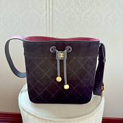 CHANEL | Bucket Bag In Suede Black - 6