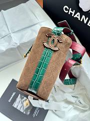 CHANEL | Bucket Bag In Suede Brown - 3