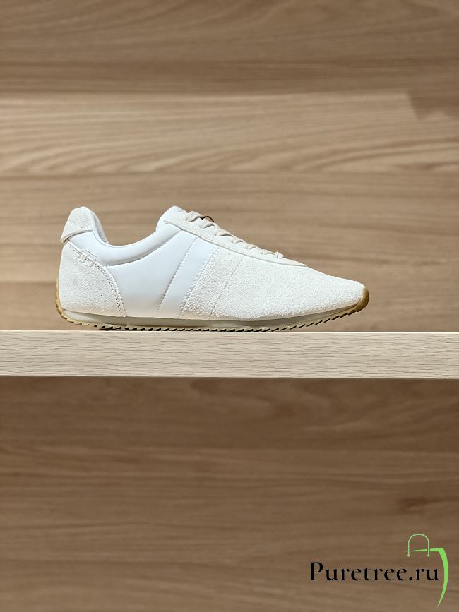 LORO PIANA | Fast Walk Sneaker In White - 1