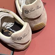 LORO PIANA | Fast Walk Sneaker In Maple/Dark Wheat - 4