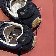 LORO PIANA | Fast Walk Sneaker In Blue Navy - 3