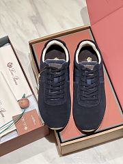 LORO PIANA | Fast Walk Sneaker In Blue Navy - 4