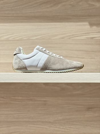 LORO PIANA | Fast Walk Sneaker In Maple/Dark Wheat