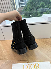 DIOR | Bolt Ankle Boot In Suede Black - 2