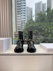 DIOR | Bolt Ankle Boot In Calfskin Black - 3