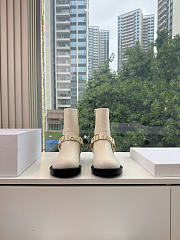 DIOR | Bolt Ankle Boot In Calfskin White - 3
